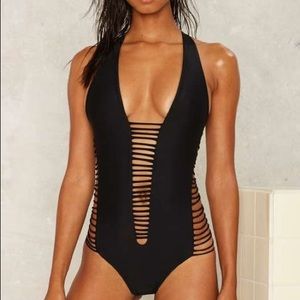 NWT Black One-Piece Swimsuit